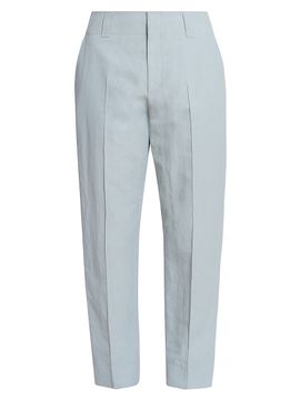 Chloé Women's Linen-Cotton Straight-Leg Trousers