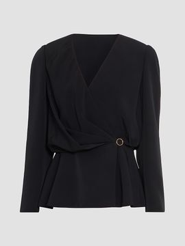 Chloé Women's Long-Sleeve Wrap Blouse