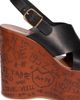 Chloé Women's Maxime 140MM Leather Wedge Sandals - 8
