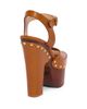 Chloé Women's Meret Leather Block-Heel Clogs - 3