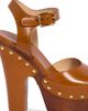 Chloé Women's Meret Leather Block-Heel Clogs - 5