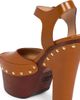 Chloé Women's Meret Leather Block-Heel Clogs - 6