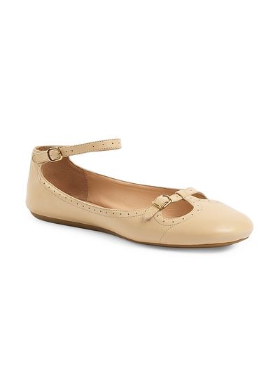 Chloé Women's Misty Perforated Leather T-Strap Flats