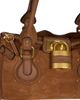 Chloé Women's Paddington Suede Padlock Handbag - 4