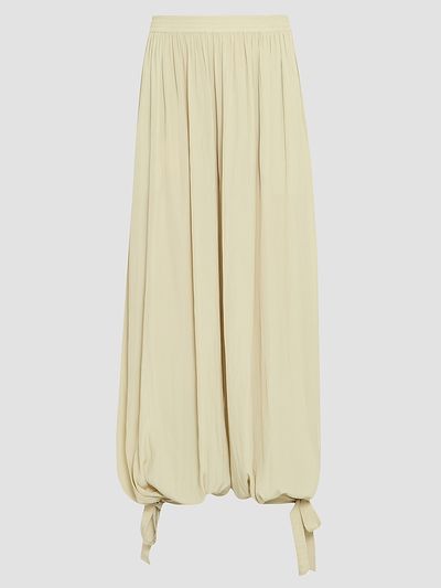 Chloé Women's Pin-Tuck Pleated Parachute Pants