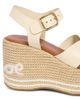 Chloé Women's Sand Leather Wedge-Heel Sandals - 5
