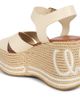 Chloé Women's Sand Leather Wedge-Heel Sandals - 6
