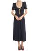 Chloé Women's Scoopneck Button-Front Midi-Dress - 2