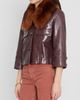 Chloé Women's Shearling & Leather Bomber Jacket - 4