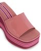 Chloé Women's Swimming Cool Leather Wedge Mules - 5