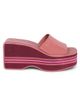 Chloé Women's Swimming Cool Leather Wedge Mules - 7
