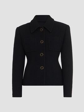 Chloé Women's Wool-Blend Bouclé Tweed Jacket