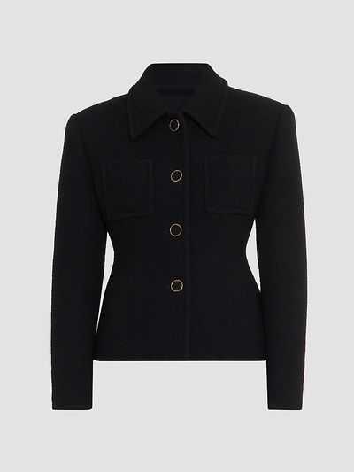 Chloé Women's Wool-Blend Bouclé Tweed Jacket