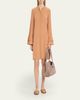 Chloe Balloon East-West Tote Bag in Leather & Suede - 5