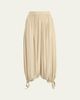 Chloe Balloon Trousers with Tie Details - 1