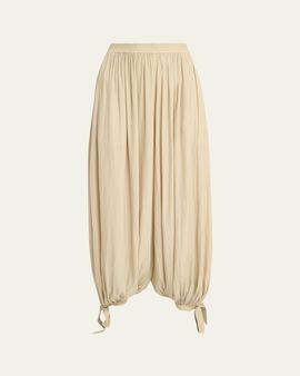 Chloe Balloon Trousers with Tie Details