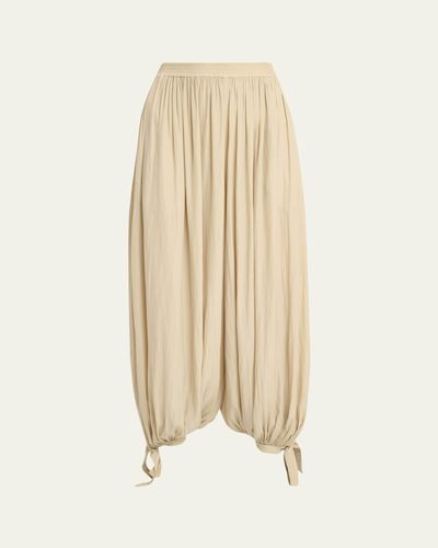 Chloe Balloon Trousers with Tie Details