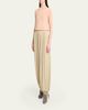 Chloe Balloon Trousers with Tie Details - 2