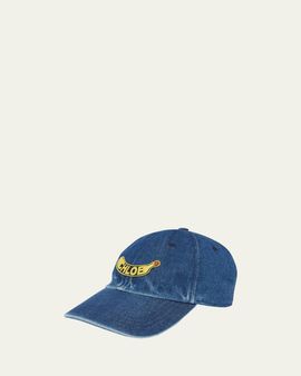 Chloe Banana Patch Denim Cap