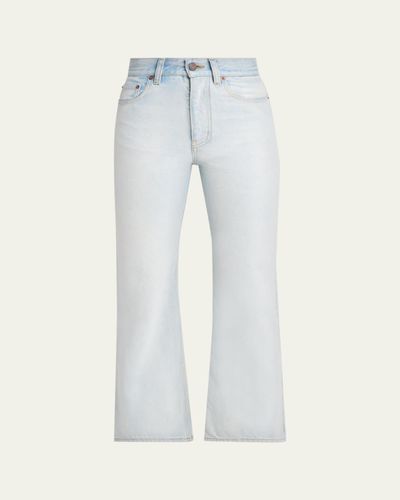 Chloe Bleached Cotton Denim Jeans