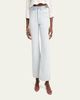 Chloe Bleached Cotton Denim Jeans - 4