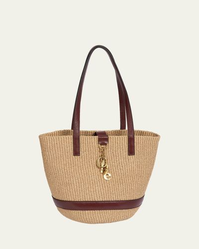 Chloe Charms Hand-Woven Basket Bag
