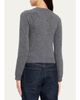 Chloe Check Logo Wool Crewneck Cardigan - 3