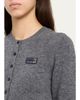 Chloe Check Logo Wool Crewneck Cardigan - 5
