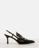 Chloe ChloÃ© Agnes embellished leather slingback pumps - 4