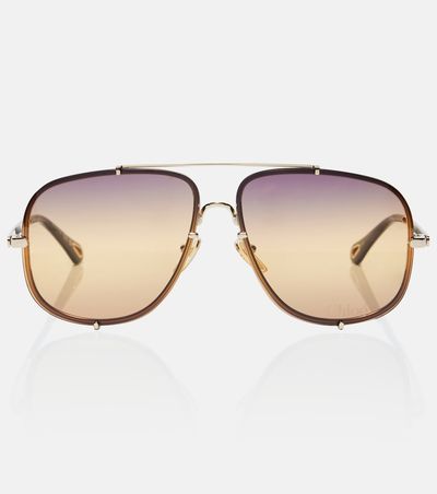 Chloe Chloé Aviator sunglasses