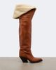 Chloe Chloé Azelan  leather over-the-knee boots - 5
