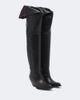 Chloe Chloé Azelan embroidered leather over-the-knee boots - 1