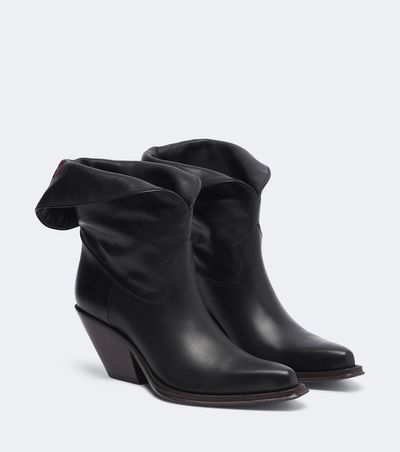Chloe Chloé Azelan leather cowboy boots