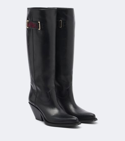 Chloe Chloé Azelan leather knee-high boots