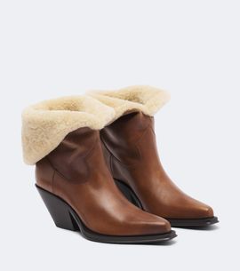 Chloe Chloé Azelan shearling-lined ankle boots
