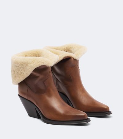 Chloe Chloé Azelan shearling-lined ankle boots