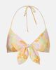 Chloe Chloé Bow-detail floral bikini top - 1