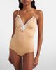 Chloe ChloÃ© Bow-detail lace-trimmed bodysuit - 3