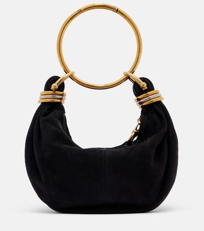 Chloe ChloÃ© Bracelet Small suede top-handle bag
