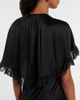 Chloe ChloÃ© Caped lace-trimmed silk maxi dress - 6