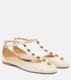 Chloe Chloé Celeste embellished leather flats