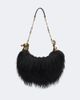 Chloe Chloé Chain Horse Large shearling shoulder bag - 1