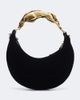 Chloe Chloé Chain Horse Small velvet shoulder bag - 1