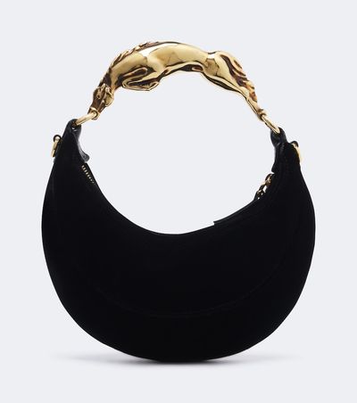Chloe Chloé Chain Horse Small velvet shoulder bag