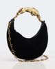 Chloe Chloé Chain Horse Small velvet shoulder bag - 4