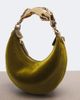 Chloe Chloé Chain Horse Small velvet top-handle bag - 6