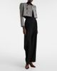 Chloe ChloÃ© Checked cropped wool jacket - 2