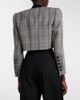 Chloe ChloÃ© Checked cropped wool jacket - 6