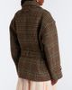 Chloe Chloé Checked wool and cotton-blend peacoat - 6