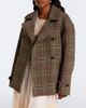 Chloe Chloé Checked wool and cotton-blend peacoat - 7